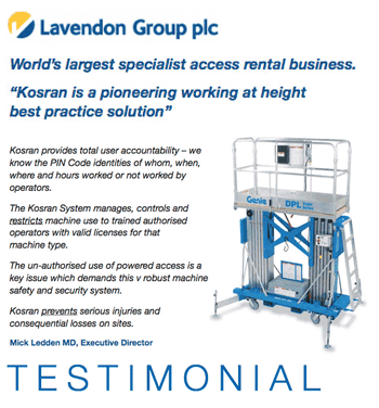 Kosran Lavendon Testimonial