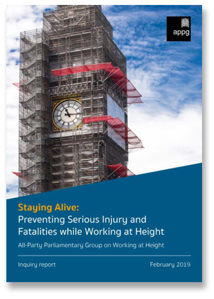 Staying Alive While Working At Height Report cover